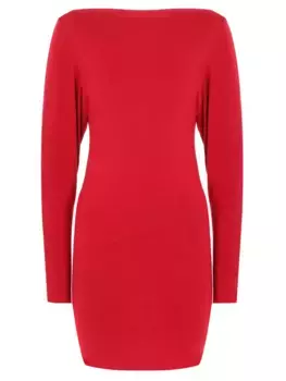 Платье однотонное