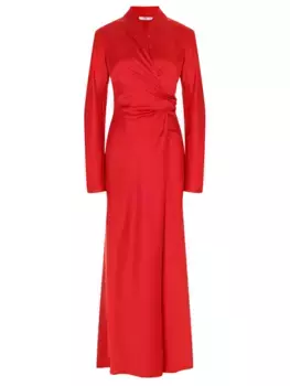 Платье однотонное