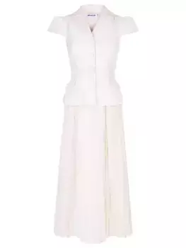 Платье однотонное