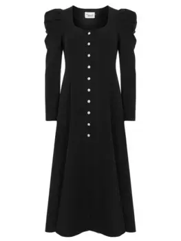 Платье однотонное