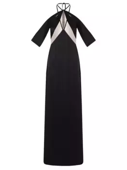 Платье однотонное