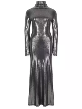 Платье однотонное