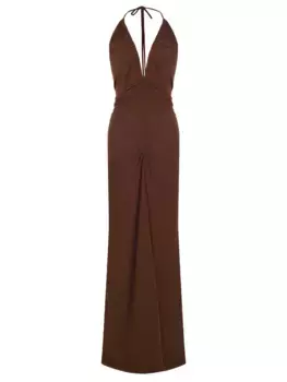 Платье однотонное