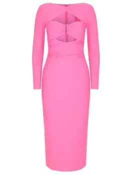 Платье однотонное