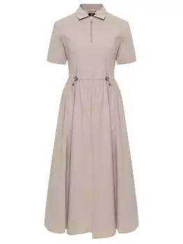 Платье однотонное