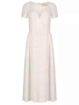 Платье однотонное