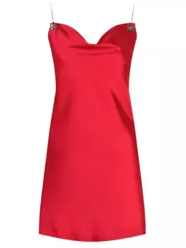 Платье однотонное