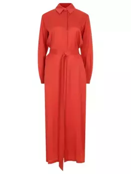 Платье однотонное