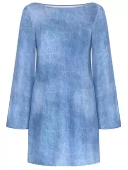 Платье однотонное