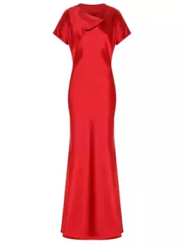 Платье однотонное