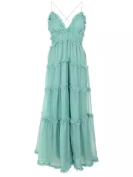 Платье однотонное