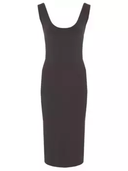 Платье однотонное