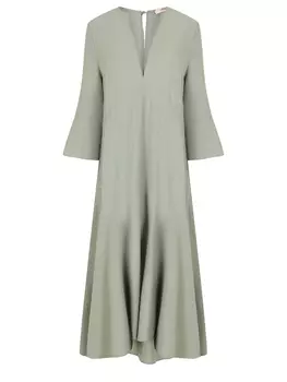 Платье однотонное