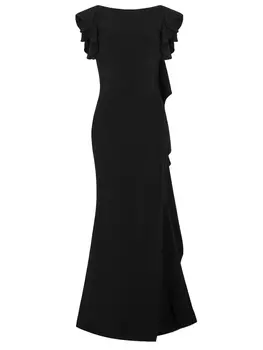 Платье однотонное ELIE SAAB