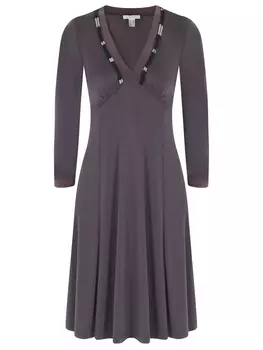 Платье однотонное POLLINI