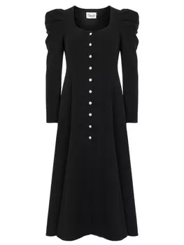 Платье однотонное