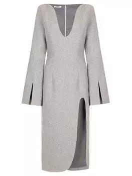 Платье однотонное YUZEFI