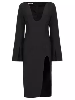 Платье однотонное YUZEFI