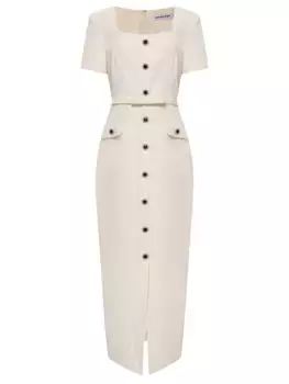 Платье однотонный