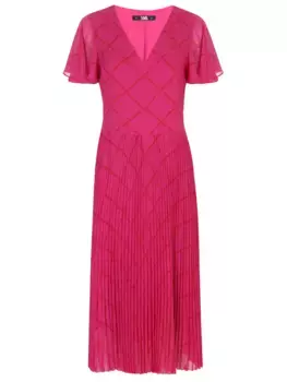 Платье плиссированное