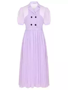 Платье плиссированное SELF-PORTRAIT