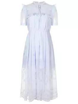 Платье плиссированное SELF-PORTRAIT