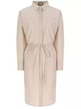 Платье-рубашка хлопковое