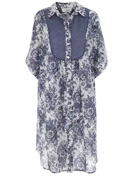 Платье-рубашка хлопковое GIORGIO GRATI