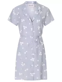 Платье-рубашка из вискозы