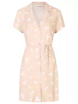 Платье-рубашка из вискозы