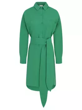 Платье-рубашка из вискозы