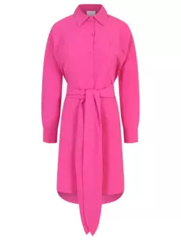 Платье-рубашка из вискозы