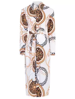 Платье-рубашка из вискозы