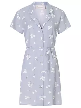 Платье-рубашка из вискозы