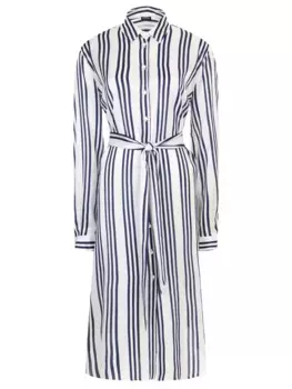 Платье-рубашка шелковое