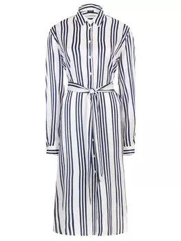 Платье-рубашка шелковое KITON