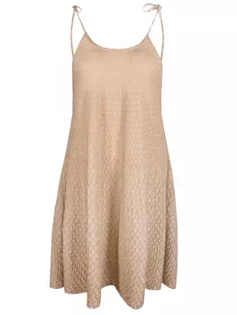 Платье с ажурной вязкой