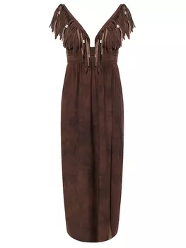 Платье с бахромой