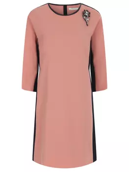 Платье с брошью BEATRICE