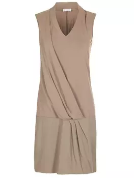 Платье с драпировкой BRUNELLO CUCINELLI