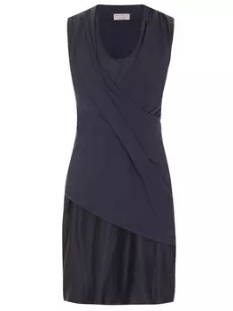 Платье с драпировкой BRUNELLO CUCINELLI