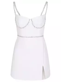 Платье с гипюром