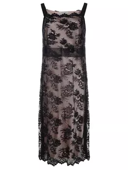 Платье с кружевом MARINA RINALDI