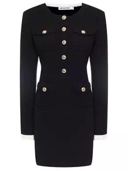 Платье с люрексом SELF-PORTRAIT