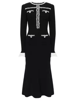 Платье с люрексом SELF-PORTRAIT