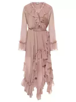 Платье с оборками