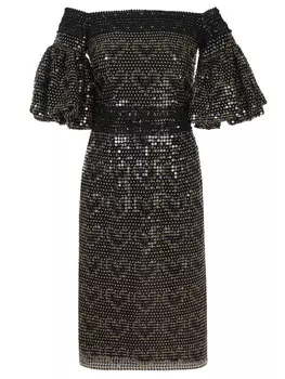 Платье с пайетками COSTARELLOS