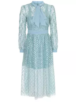 Платье с пайетками SELF-PORTRAIT