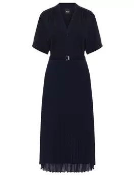 Платье с плиссе BOSS