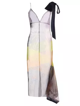 Платье с принтом